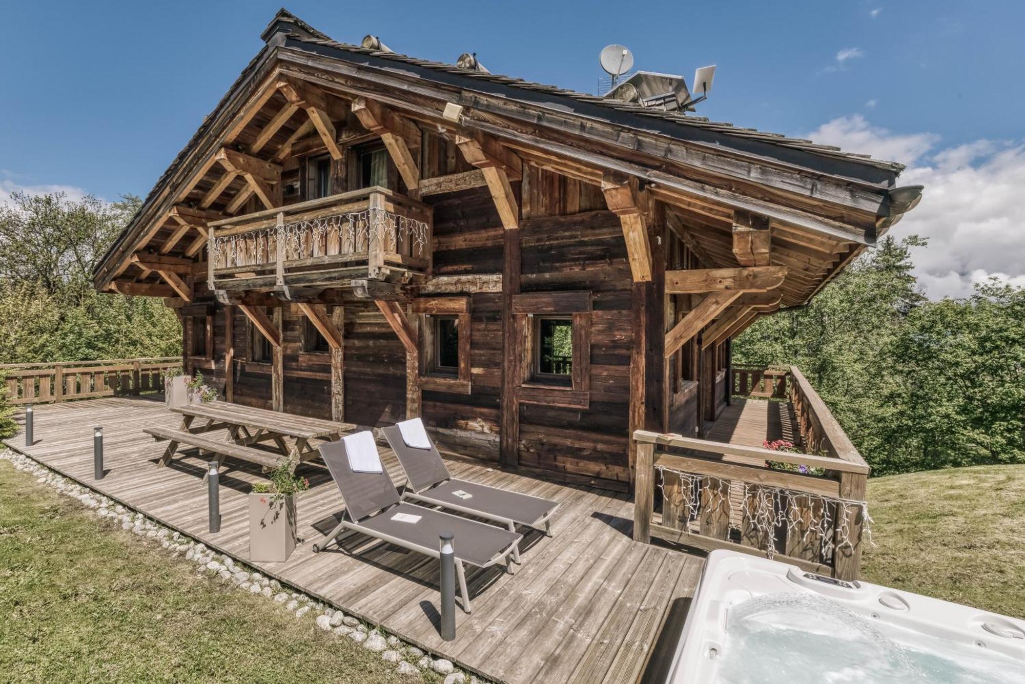 サン・ジェルヴェ・レ・バン Le Hameau Du Renard Blancヴィラ エクステリア 写真