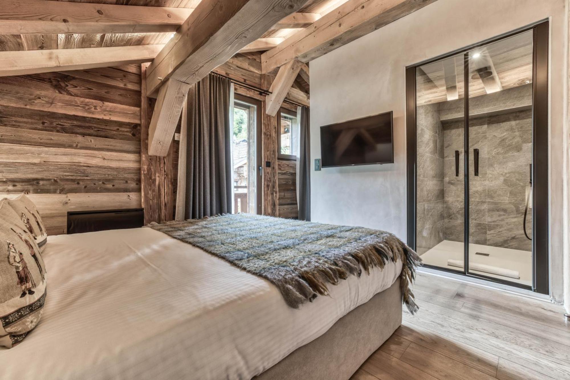 サン・ジェルヴェ・レ・バン Le Hameau Du Renard Blancヴィラ エクステリア 写真