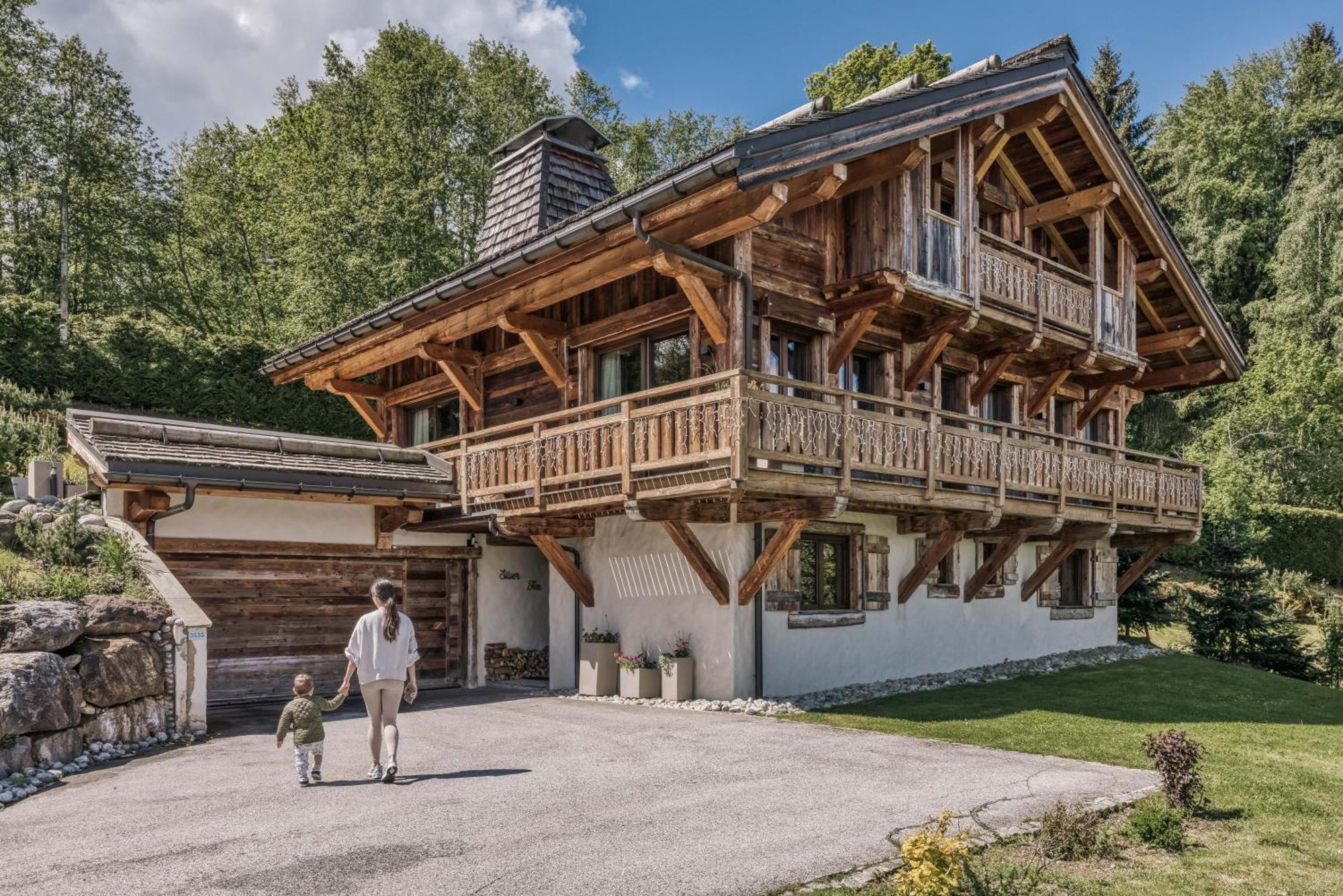 サン・ジェルヴェ・レ・バン Le Hameau Du Renard Blancヴィラ エクステリア 写真